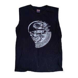 HARLEY Davidson T Shirt 'Skull' Richmond Hill Large